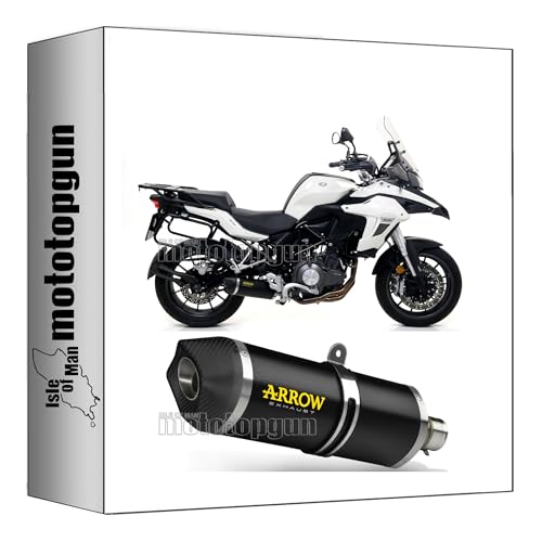 Pot echappement Arrow homologue pour voyager en Benelli TRK 502 de 2017 a 2020