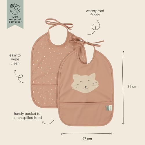 Babero impermeable Trixie Mealtime Essential infantil antimanchas lavable 2