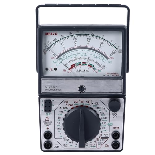 Hilitand Pointer Type Multimeter, Easy to Use Portable Anti Burning Buzzer Analog Pointer Multimeter