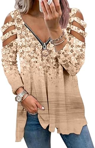 Sweat Capuche Femme Oversize – Demi-fermeture éclair, Manches Longues, Col V, Disponible En Plusieurs Tailles
