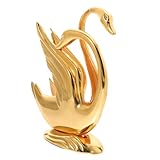 KICHOUSE Serviettenhalter Fürs Badezimmer Gäste-serviettenhalter Fürs Badezimmer Serviettenhalter Aus Zinklegierung Schwanenmuster Tischserviettenständer