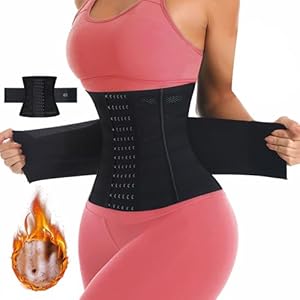 Bauchweggürtel Gürtel Verstellbarer Taille Cincher Taillenmieder für Fitnesstraining Damen Herren Figurformend Abnehmen Waisttrainer Taillenformer