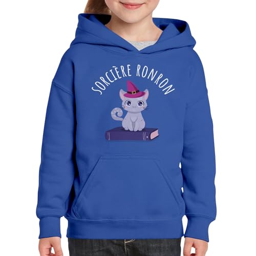 Sweat à capuche enfant sorcière de qualité premium avec finitions durables