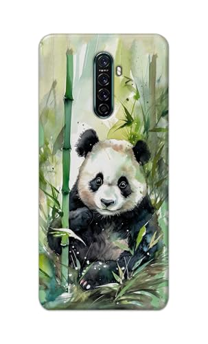 Image of Printed Hard Back Cover for Realme X2 Pro Back Cover (Panda -J1) -190724(EA)