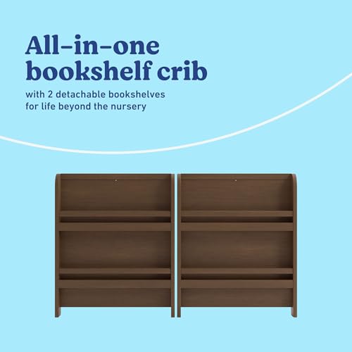 Graco Read-with-Me 4-in-1 Convertible Crib with Drawer, Hazelnut - image 7