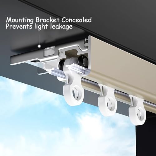 Rail de plafond pour séparateur de pièce de 4,3 m résolvant le manque de cloisonnement - 4