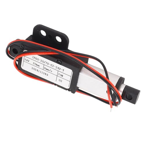 Mini Actuador Lineal 24V CC de 70N con tubo de aluminio para automatización 6