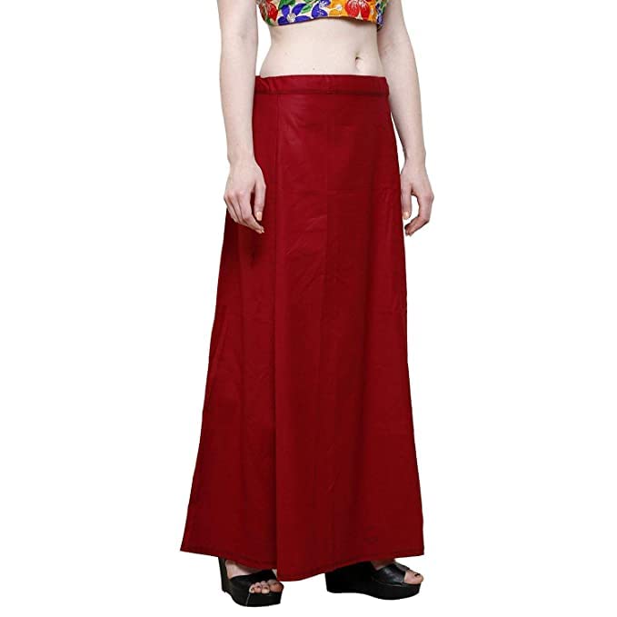 Image of Style Ally Women's Saree Cotton Readymade Petticoat (Free Size)
