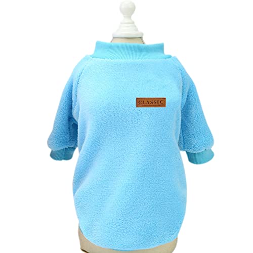 Image of Dog Sweaters for Small Dogs, Soft Fleece Puppy Clothes, Warm Winter Coat