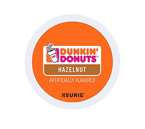 Keurig Dunkin' Hazelnut Coffee 16 Count K-Cup Pods (Packaging May Vary)