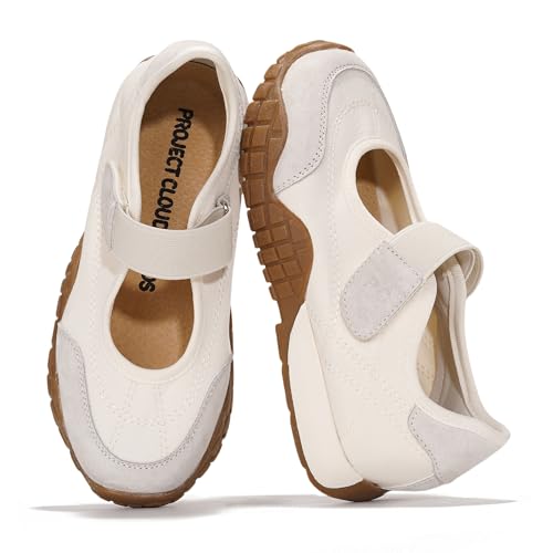 Project Cloud Girls Shoes - Memory Foam Insole Kids Shoes Girls Sneakers - Lightweight Mary Jane Flats & Non-Slip Comfortable Kids Sneakers (Little Donna)