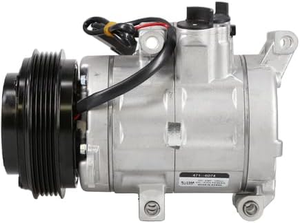 Denso 471-6074 New AC Compressor with Clutch, 1 Pack