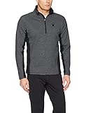 Spyder Men's Outbound Novelty Mid Weight Tailored Fit Stryke Jacket, Black/Limestone, Small