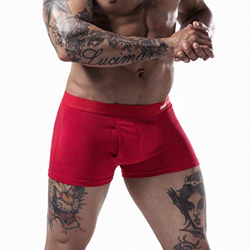 Men's 6 Pack Underwear Ultra Soft Cotton Basic Boxer Briefs2