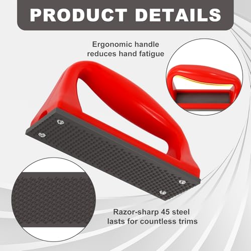 Wadoy Mini Hoof Rasp for Horses, Farrier Rasp for Goat Feet Hooves, Portable Hoof Trimming Tool, Ergonomic Grip to Removes Excess Hoof for Foals, Goats, Ponies & Donkeys Other Animals - Image 4