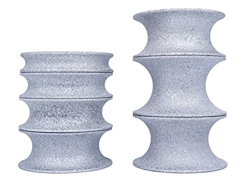Herramientas de muela abrasiva, Rueda de perfilado broca enrutador diamante punta redondeada completa soldada al vacío for borde piedra y granito(30mm)