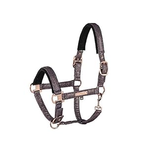 Eskadron Heritage halster met dubbele gesp glitter – mesh