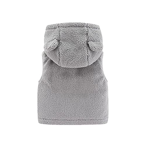 Infant Toddler Baby Boys Girls Vest Jacket Faux Furry Soft Waistcoat Animal Shape Hooded Coat2