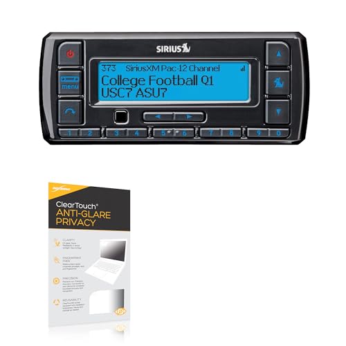 BoxWave Screen Protector Compatible with SiriusXM Stratus 7 Satellite Radio - ClearTouch Anti-Glare Privacy (2-Pack), Privacy Screen Protector Flexible Film Anti-Glare