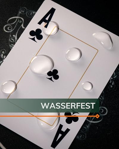 Bullets Playing Cards, Plastik Pokerkarten Paulie, Doppelpack Spielkarten, 2 Eckzeichen, Jumbo Index – Bild 6