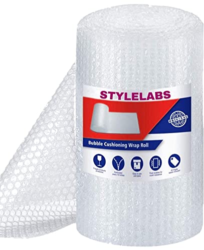 Image of Air Bubble Wrap Packing Roll Transparent 40 GSM Thickness (1-10 Feet) Pack of 1 Bubble Wrap Roll, X-Small (SL BWR 10F)