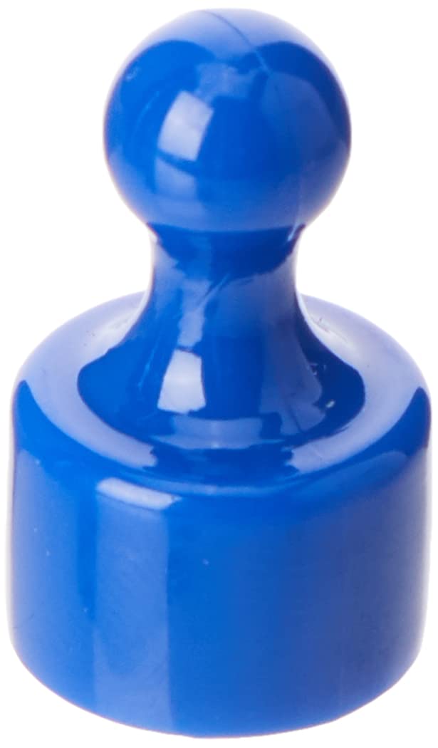 Magneti Per Frigo Forti A Forma Di Birillo – Confezione Da 6 In Blu Navy, Per Ufficio E Lavagna - 3
