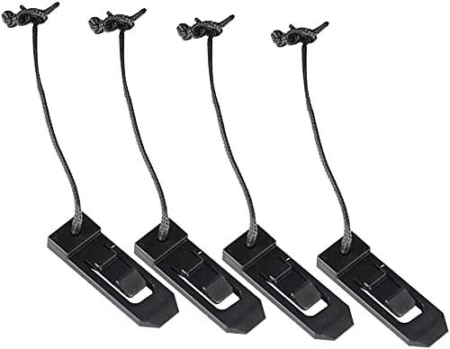 Namvo 4 aletas universales extraíbles para tabla de surf, aletas reforzadas de seguridad de nailon, aletas de tabla de surf, aletas de pala de surf con hebilla para tablas largas, tablas de remo