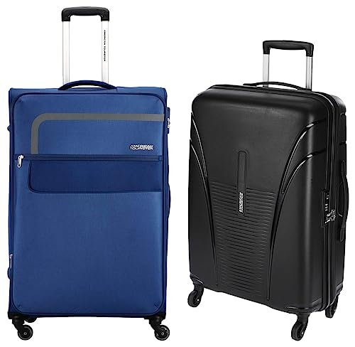 Image of American Tourister Ivy Polypropylene 68 cms Black Hardsided Check-in Luggage (FO1 (0) 09 002)