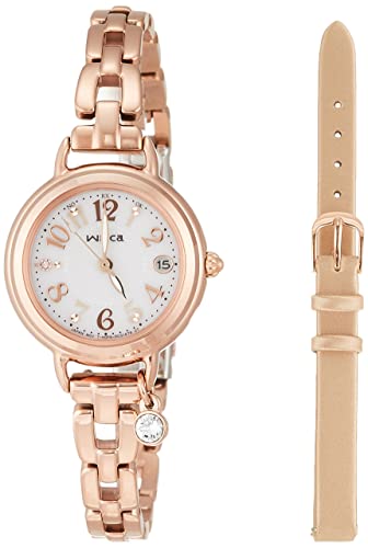 腕時計 ウィッカ wicca ソーラーテック電波時計 ブレスライン KL0-561-17 レディース ピンク