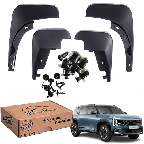 Image of WolkomHome Mud Flap Compatible with Seltos 2026 - Durable Splash Guards for Car Exterior Protection