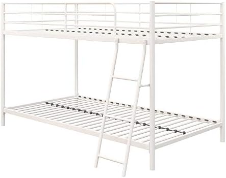 DHP Junior Twin, Low Bed for Kids, White Bunk