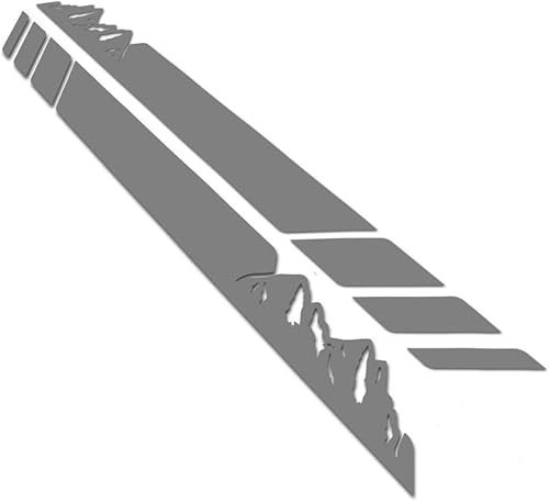 Miniatura 8 de Adhesivo adhesivo de vinilo a rayas compatible con Toyota Rav4 2012-2018 SUV e híbrido, color negro