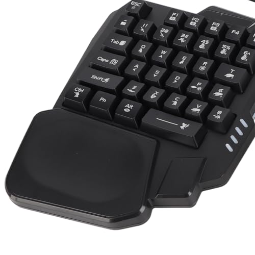 Kit gaming combo teclado y mouse RGB con soporte miniatura 6