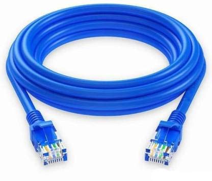 ZCS CAT 6 LAN Cable | RJ45 Ethernet Cable, Network, Patch, Internet Cable - Supports High Speed Gigabit Data Transfer (2M) for Server - Blue