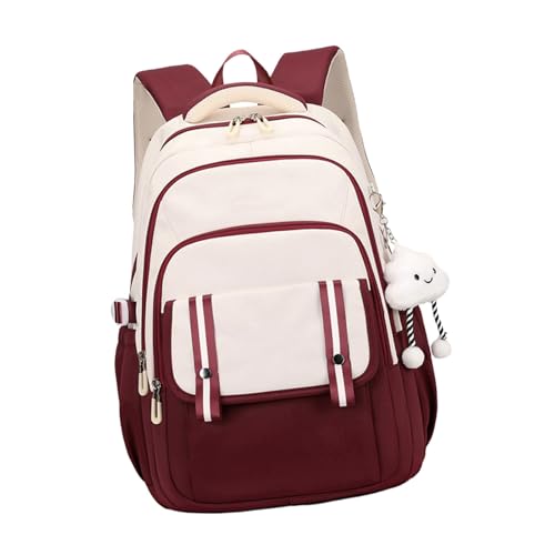 Sac à dos tendance bordeaux pour le lycée et les sorties en plein air