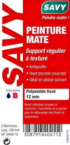 Savy 6404110 Pack of 2 antigoutte Mini 110 mm Sleeves, Non Concerné - Image 2