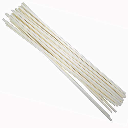 アロマ リードディフューザー用 リードスティック ラタンスティック 20cm 20本 ホワイトカラー リフィル