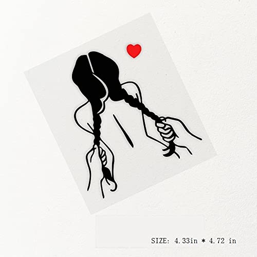 Rzeotpii Sexy Girl Car Stickers And Decals For Fuel Tank Cap,Trunk,Bumper,Suv,Motorcycle,Truck Decorations,Self Adhesive Pet Waterproof Women Graphics For Men Dirty(Tools&Gift) (Black) #TOP5