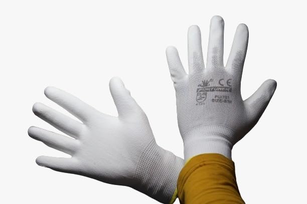 FORTUNER PU COATED GLOVES FOR MULTIPURPOSE USE|| HOUSEHOLD USE || INDUSTRIAL WORK|| GLASS WORK|| AUTOMOBILES|| JEWELLERY||PACK OF 10 PAIRS SIZE- M (B0CRHP7ZSK) Amazon Price History, Amazon Price Tracker