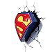 3DLightFX Warner Bros DC Comics Superman Crest 3D Deco Light