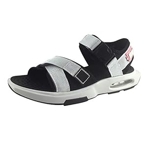 XYAL0003001 Xingyue Aile pantoffels & sandalen outdoor-sandalen voor mannen, slijtvaste gasketsole Toe Hook & Loop Strap schoenen (kleur: zwart, maat: 40 EU)