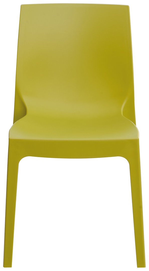 GRAND SOLEIL Grandsoleil Boheme Roma Greenpol sedia impilabile, verde polimerico, anice verde, 54 x 52 x 81 cm