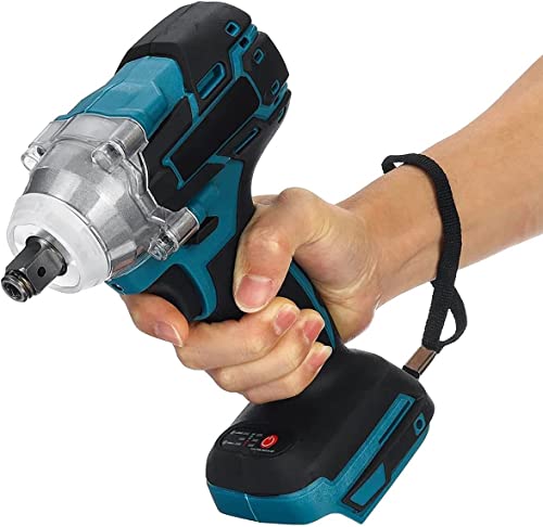 Akku-Schlagschrauber 18V, 320Nm 1/2" Akku-bohrschrauber mit LED-Licht Schlagschrauber Nüsse Elektrisch für 18V Batterie BL1850/BL1850B/BL1860B/BL1840/BL1840B (ohne Akku, ohne Ladegerät) Cover