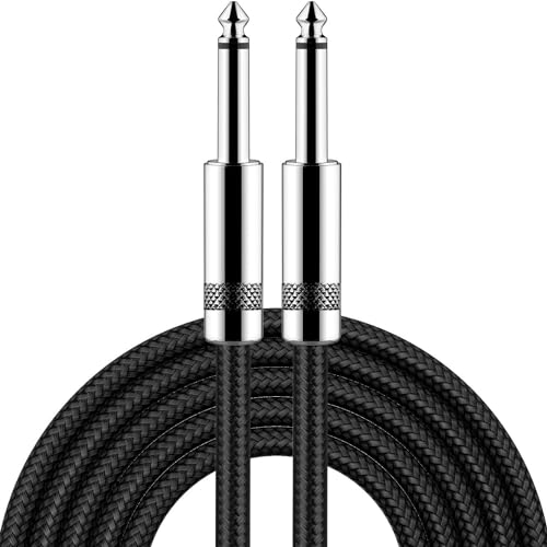 Cable de Guitarra, Cavo Audio Professionale, Adaptador de Audio Estéreo Balanceado Cable Trenzado de...
