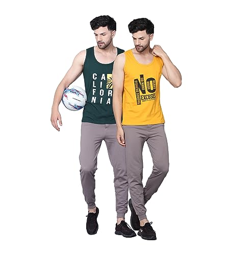 Designer Men Vest Versatile Cotton Sando/Baniyan/Ganji for Boys - Perfect for Gym Workouts, Vacations, and Beaches