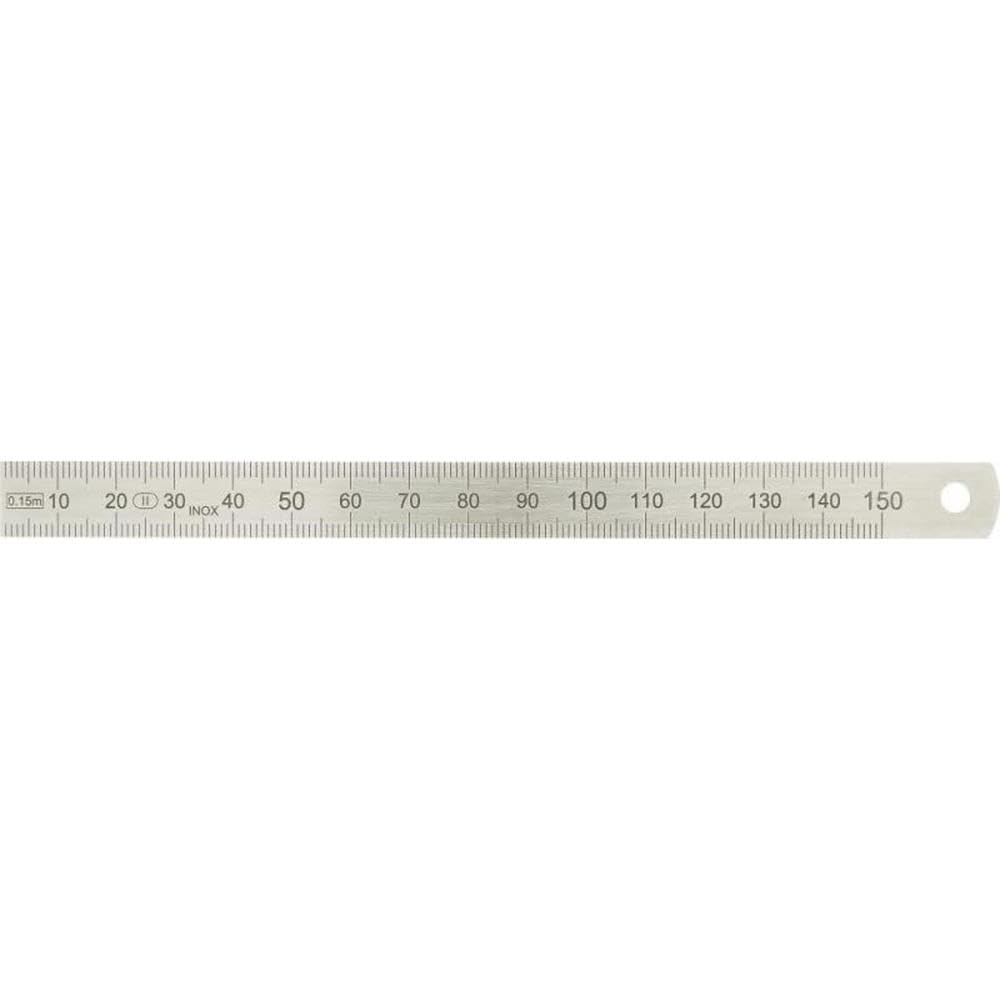 HELIOS-PREISSER 0460201 Biegsamer Stahlmaßstab rostfrei, Teilung:A, 150 x 13 x 0,5 mm