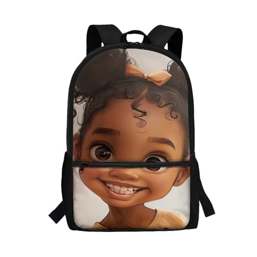 African Cute Girl Backpack for Girls 10-12 Middle School Cute Schoolbags for Kindergarten Preschool Toddler Boys/Girls Bookbag Children School Backpacks Kids Boolbags Daypack