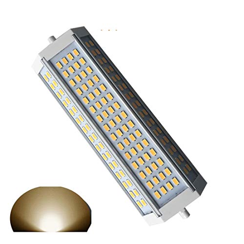Generic R7s LED dimmbar Leuchtmittel 50 W warmes Licht 3000 K Double Ended R7s LED Fluter 189 mm AC120V-AC230V 4700lm J189 L189*W55*H40mm für 750 W Halogen Ersatz Lampe