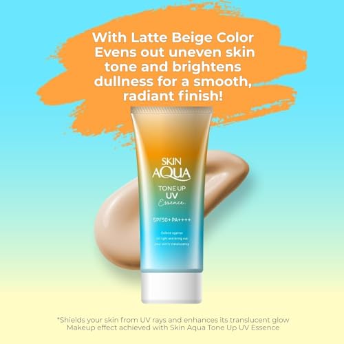 Genius Aesthetics Skin Aqua Sunscreen Tone Up UV Essence 2.82oz(80g) - Latte Beige