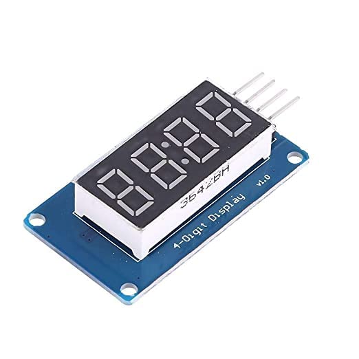 Grahikum Display Module Red Common Anode TM1637 4-Digit Tube LED Segment Display-image-14